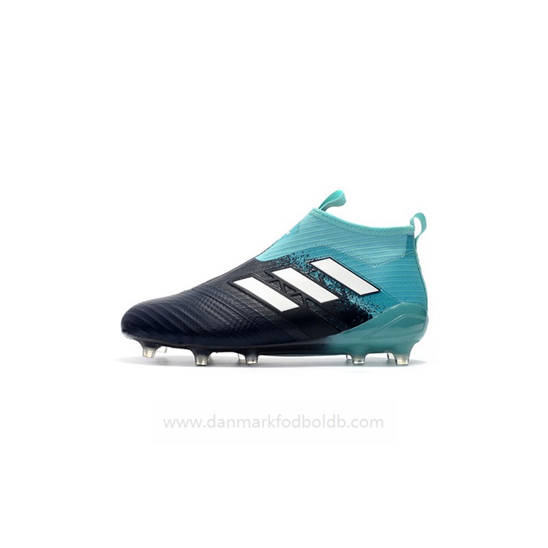 Adidas Ace 17+ Purecontrol FG Fodboldstøvler Herre – Sort Hvid Blå
